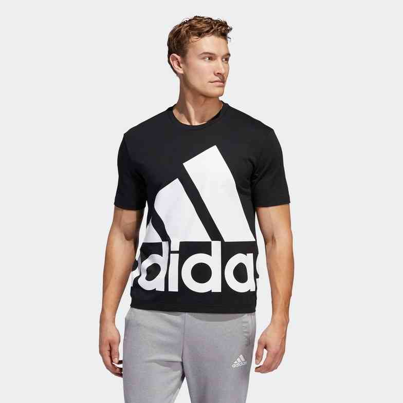 adidas 男裝運(yùn)動(dòng)型格短袖T恤GK3328